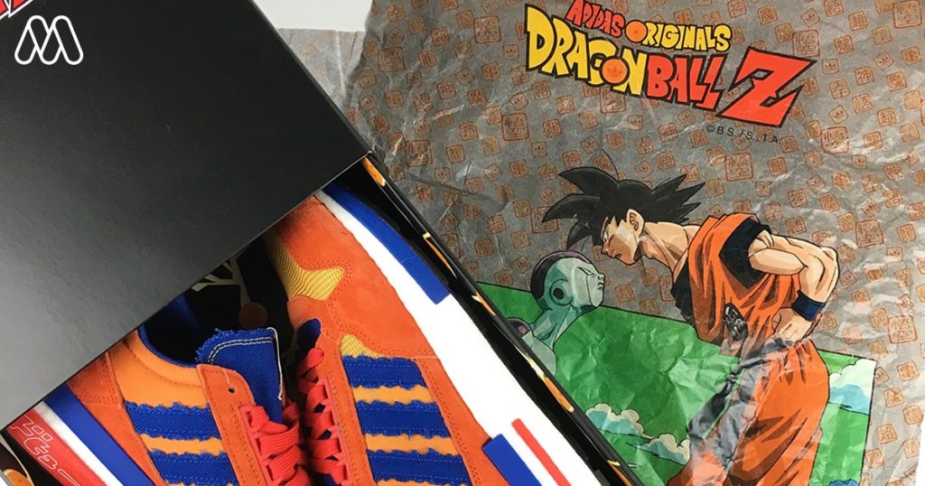 แกะกล่อง Dragon Ball Z x adidas ZX 500 RM “Goku” รายละเอียดเพียบแฟนบอยต้องร้องกรี๊ด
