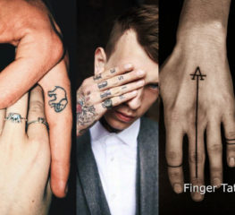 Finger Tattoos For Guys | รวมไอเดียรอยสักบนนิ้วมือสำหรับผู้ชาย