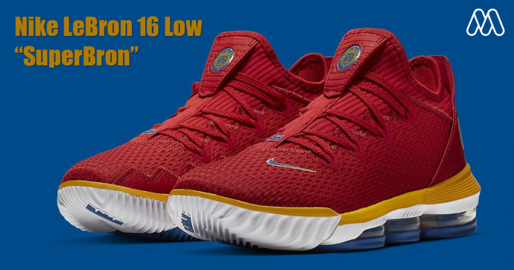 Nike LeBron 16 Low“ SuperBron” พร้อมวางจำหน่ายในเดือนนี้