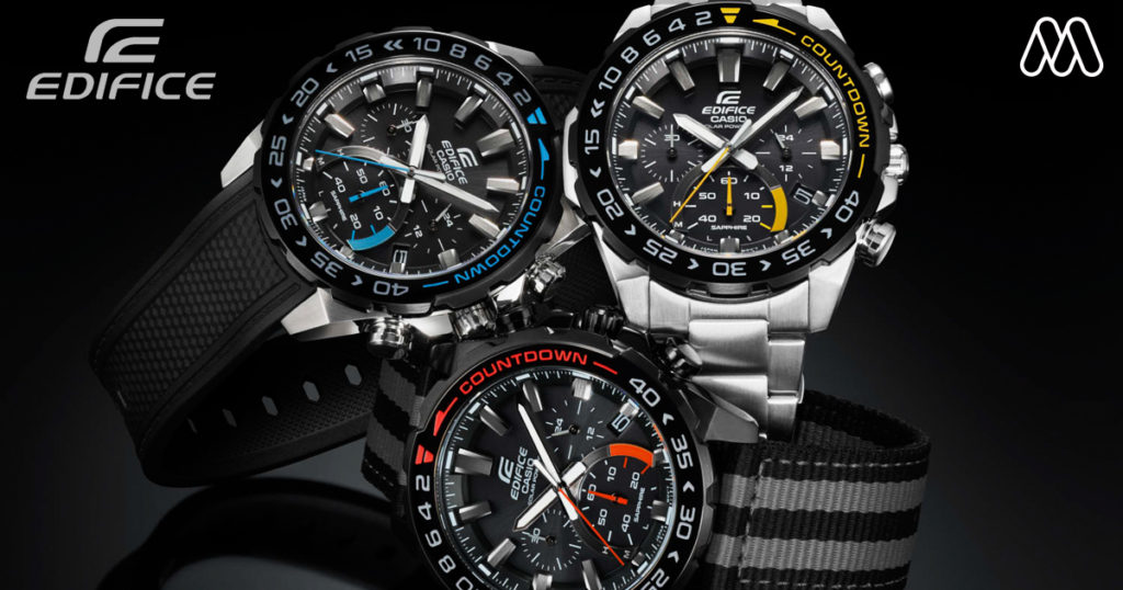 คาสิโอ เปิดตัวนาฬิกาซีรี่ย์ใหม่ EDIFICE COUNTDOWN BEZEL EFS-S550 SERIES  สุดยอดนาฬิกาสำหรับนักแข่งในตัวคุณ