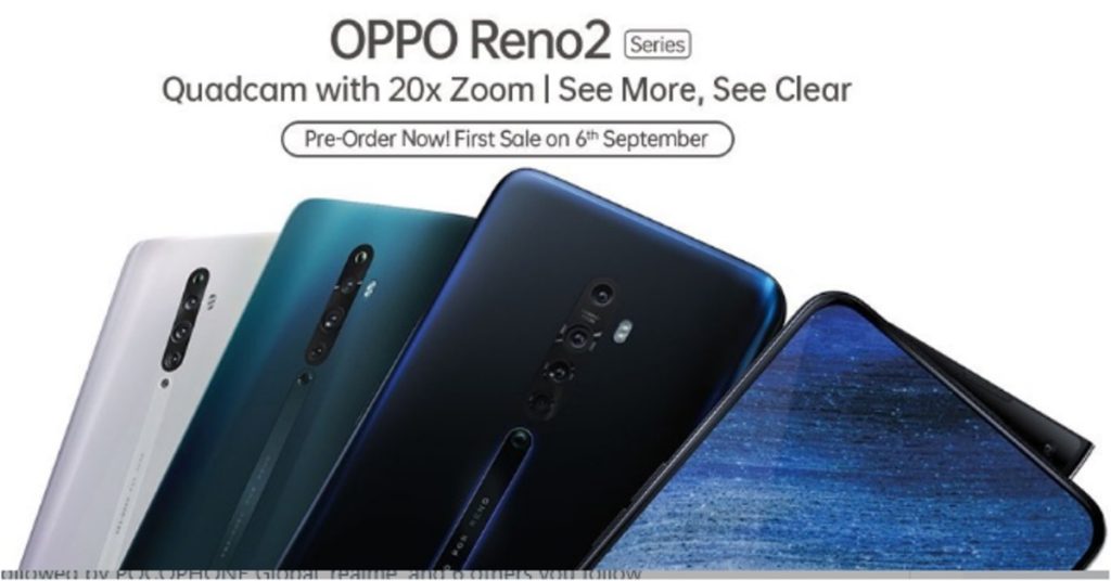 เปิดตัว OPPO Reno 2 Series สมาร์ทโฟนกล้องเยี่ยมจาก OPPO