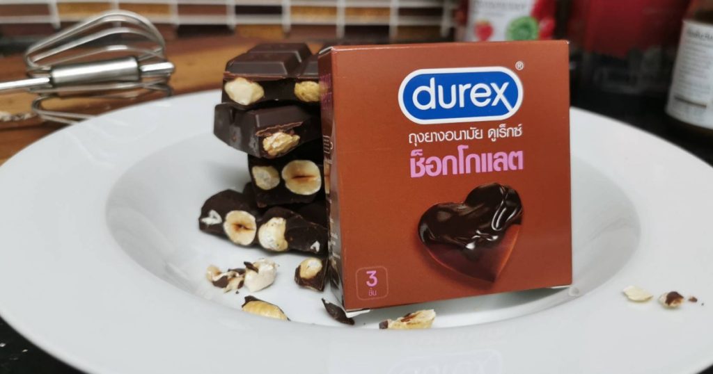 Review | Durex ถุงยางอนามัยกลิ่นช็อกโกแลต ความหวานช่วงกักตัวอยู่บ้าน