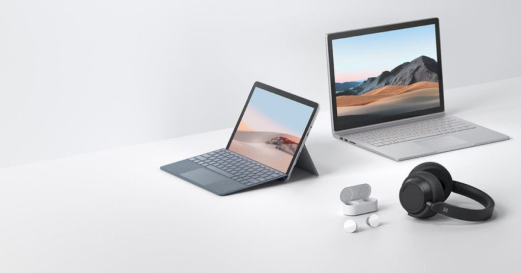 Microsoft เปิดตัว Surface Go 2, Surface Book 3 และหูฟัง Surface Earbuds, Surface Headphones 2