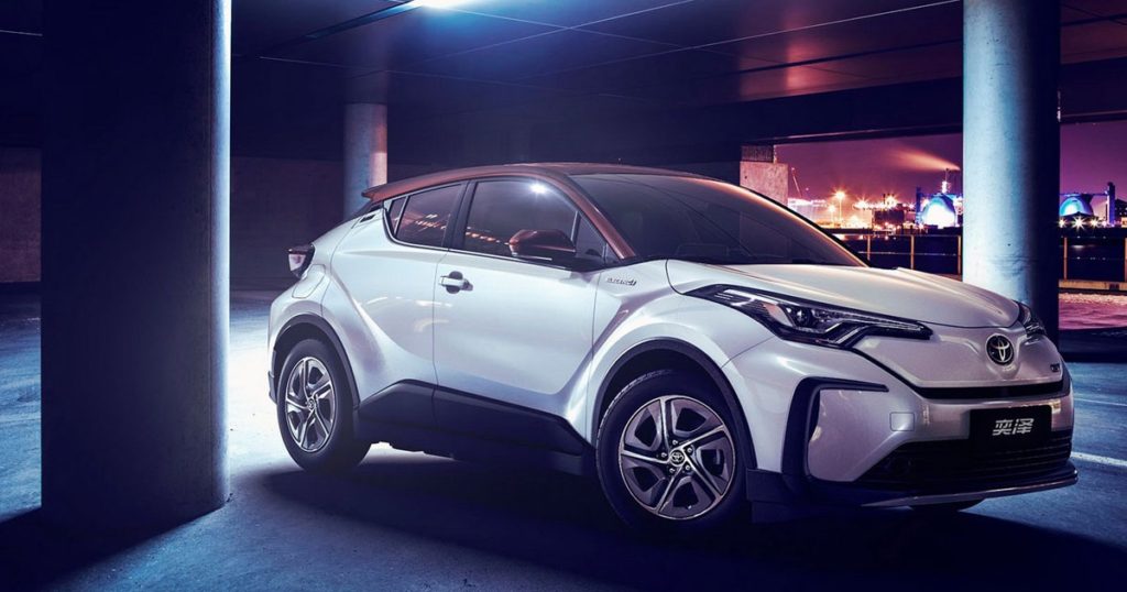 ข่าวดีรถยนต์ไฟฟ้า Toyota CHR EV เปิดตัววางขายที่จีนแล้ว