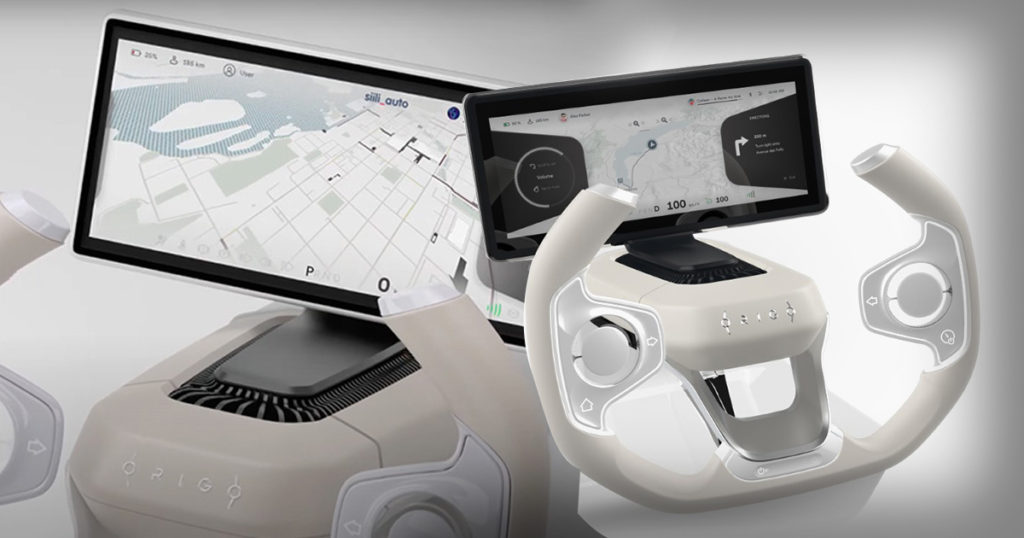 Origo Steering Wheel คอนเซ็ปต์พวงมาลัยสุดล้ำพร้อมการสั่งงานผ่านกระจกใสแบบสัมผัส