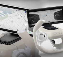 Origo Steering Wheel คอนเซ็ปต์พวงมาลัยสุดล้ำพร้อมการสั่งงานผ่านกระจกใสแบบสัมผัส