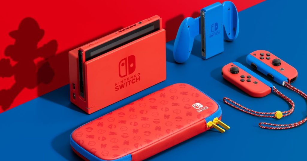 ของมันต้องมี! เปิดตัว Nintendo Switch สีแดงลายใหม่ต้อนรับเกมมาริโอ้