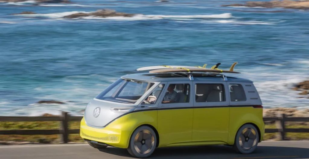 Volkswagen ID.Buzz รถยนต์ไฟฟ้าจะจำหน่ายช่วงปี 2023 ในรูปทรง microbus ที่สาวก VW หลงรัก