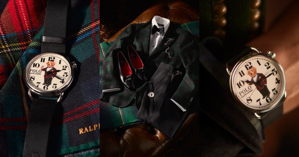 Polo Ralph Lauren เปิดตัวนาฬิกา Polo Bear ใหม่สองเรือน