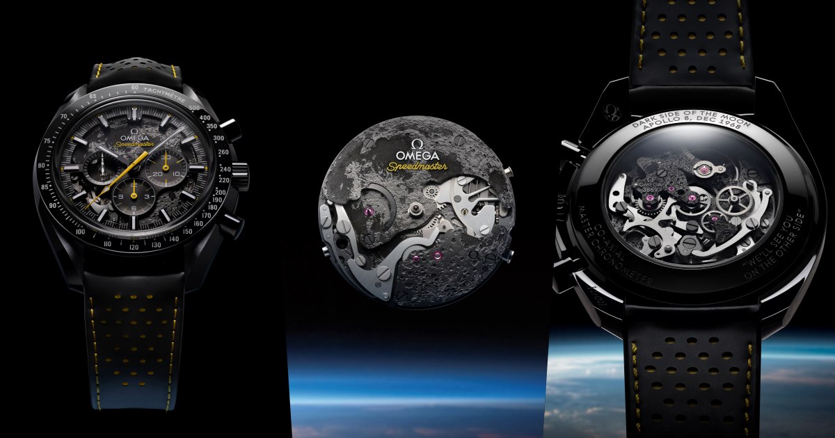 OMEGA นำเสนอเรื่องราวใหม่ของ Apollo 8 ด้วยนาฬิกา Dark Side of the Moon